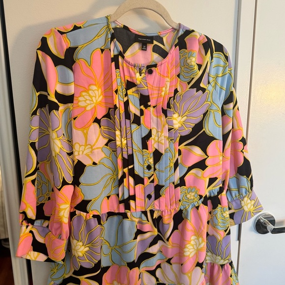 WEWOREWHAT floral pucci style flutter dress - Picture 4 of 5